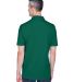 8445 UltraClub® Men's Cool & Dry Stain-Release Pe in Forest green back view