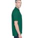 8445 UltraClub® Men's Cool & Dry Stain-Release Pe in Forest green side view
