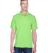 8445 UltraClub® Men's Cool & Dry Stain-Release Pe in Light green front view