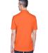 8445 UltraClub® Men's Cool & Dry Stain-Release Pe in Orange back view