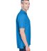 8445 UltraClub® Men's Cool & Dry Stain-Release Pe in Pacific blue side view