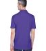 8445 UltraClub® Men's Cool & Dry Stain-Release Pe in Purple back view