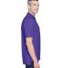 8445 UltraClub® Men's Cool & Dry Stain-Release Pe in Purple side view