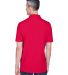 8445 UltraClub® Men's Cool & Dry Stain-Release Pe in Red back view