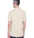 8445 UltraClub® Men's Cool & Dry Stain-Release Pe in Stone back view