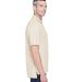 8445 UltraClub® Men's Cool & Dry Stain-Release Pe in Stone side view