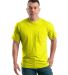 Berne Apparel BSM38T Tall Lightweight Performance  in Yellow front view