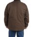 Berne Apparel CH377T Tall Highland Washed Chore Co in Bark back view