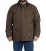 Berne Apparel CH377T Tall Highland Washed Chore Co in Bark front view