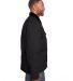 Berne Apparel CH416T Tall Heritage Cotton Duck Cho in Black side view