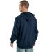 Berne Apparel FRSZ19T Tall Flame-Resistant Hooded  in Navy back view