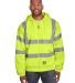 Berne Apparel HVF021T Tall Hi-Vis Class 3 Lined Fu in Hi vis yellow front view
