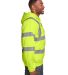 Berne Apparel HVF021T Tall Hi-Vis Class 3 Lined Fu in Hi vis yellow side view