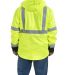 Berne Apparel HVJ206T Tall Hi-Vis Class 3 Hooded S in Yellow back view