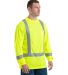 Berne Apparel HVK013T Tall Hi-Vis Class 3 Performa in Yellow side view