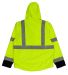 Berne Apparel HVJS206 Hi-Vis Class 3 Hooded Soft S in Yellow