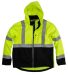 Berne Apparel HVJS206 Hi-Vis Class 3 Hooded Soft S in Yellow