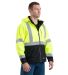 Berne Apparel HVJS206 Hi-Vis Class 3 Hooded Soft S in Yellow side view