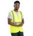 Berne Apparel HVV042 Hi-Vis Class 2 Economy Vest in Yellow front view