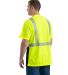 Berne Apparel HVK017 Hi-Vis Class 2 Color Blocked  in Hi vis yellow back view
