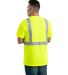 Berne Apparel HVK012 Hi-Vis Class 2 Performance Po in Yellow back view