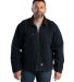 Berne Apparel J374 Highland Washed Gasoline Jacket in Midnight front view