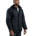 Berne Apparel NCH377 Icecap Insulated Chore Coat in Black side view