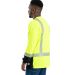 Berne Apparel HVK018 Hi-Vis Class 3 Color Blocked  in Yellow back view