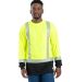 Berne Apparel HVK018 Hi-Vis Class 3 Color Blocked  in Yellow front view