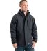 Berne Apparel RJ27 Coastline Waterproof Storm Jack in Black side view