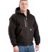 Berne Apparel HJ61 Modern Hooded Jacket in Black front view