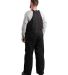 Berne Apparel NB834 Icecap Insulated Bib Overall in Black back view