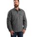 Berne Apparel SH67 Caster Shirt Jacket in Slate front view