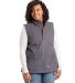 Berne Apparel WVS303 Women's Highland Soft Shell V in Grey front view