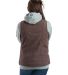 Berne Apparel WV15 Women's Sherpa-Lined Softstone  in Tuscan back view