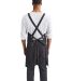 Artisan Collection by Reprime RP129 Cross Back Bar in Black denim back view