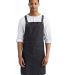 Artisan Collection by Reprime RP129 Cross Back Bar in Black denim front view
