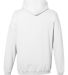 AWDis JHA001 College Hooded Sweatshirt in Arctic white back view