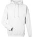AWDis JHA001 College Hooded Sweatshirt in Arctic white front view