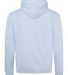 AWDis JHA003 Midweight Varsity Contrast Hooded Swe in Sky blue/arctic white back view