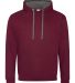AWDis JHA003 Midweight Varsity Contrast Hooded Sweatshirt Catalog catalog view