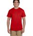 Fruit of the loom 3930R 3931 Adult Heavy Cotton HD in True red front view