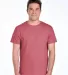 Fruit of the loom 3930R 3931 Adult Heavy Cotton HD in Raspberry heather front view