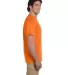Fruit of the loom 3930R 3931 Adult Heavy Cotton HD in Safety orange side view