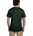 Fruit of the loom 3930R 3931 Adult Heavy Cotton HD in Forest green back view