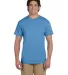 Fruit of the loom 3930R 3931 Adult Heavy Cotton HD in Columbia blue front view