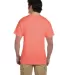 Fruit of the loom 3930R 3931 Adult Heavy Cotton HD in Retro heather coral back view