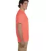 Fruit of the loom 3930R 3931 Adult Heavy Cotton HD in Retro heather coral side view