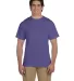 Fruit of the loom 3930R 3931 Adult Heavy Cotton HD in Retro heather purple front view