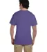Fruit of the loom 3930R 3931 Adult Heavy Cotton HD in Retro heather purple back view